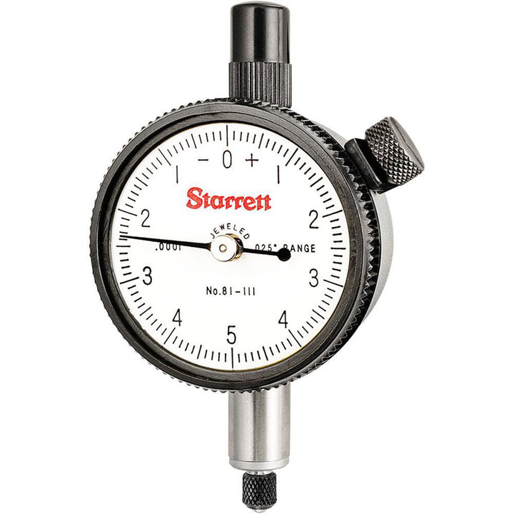 0.0250" Dial Indicator, 0.000100" grad - Starrett 53378