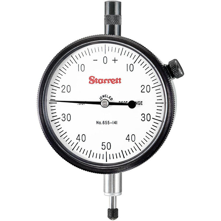 0.2500" Dial Indicator, 0.001000" grad - Starrett 53523