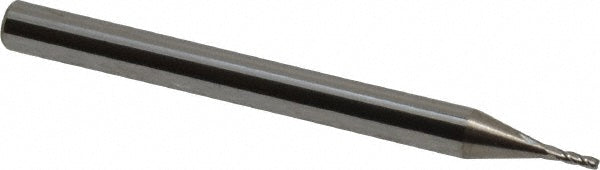 0.0313in" 4-Flute Solid Carbide Corner Radius End Mill - Accupro 12176874