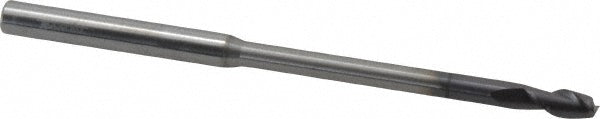 0.1969" 2-Flute Solid Carbide Square End Mill, AlTiN - Accupro 12177225