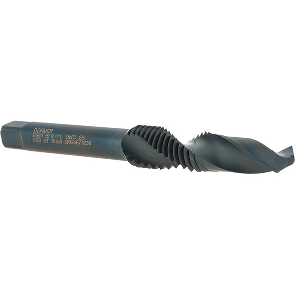 5/8-11 UNC High-Speed Steel Tap, Oxide - Dormer Pramet 5978368