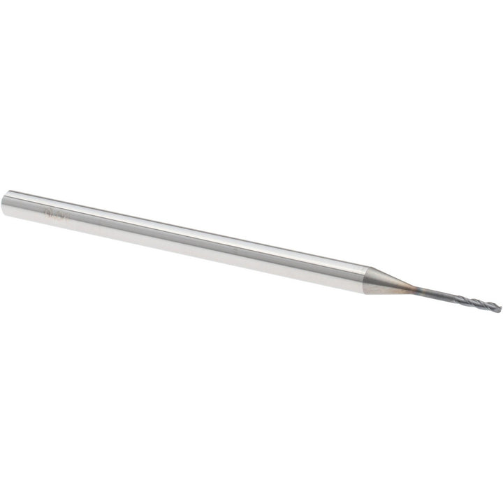0.0400" 3-Flute Solid Carbide Ball End Mill, AlTiN - Accupro 14881838