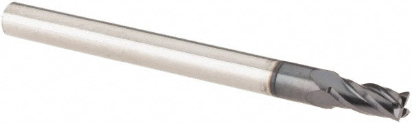 0.0984" 4-Flute Solid Carbide Square End Mill, AlTiN - SGS 49181