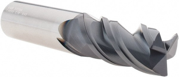 1in" 3-Flute Solid Carbide Corner Radius End Mill, AlTiN - SGS 33354
