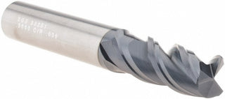 1/2in" 3-Flute Solid Carbide Corner Radius End Mill, AlTiN - SGS 33351