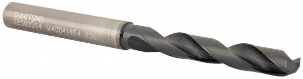 1/4" Solid Carbide Mechanics Drill Bit, TiAlCr/TiSi, 135° point - Sumitomo U101072