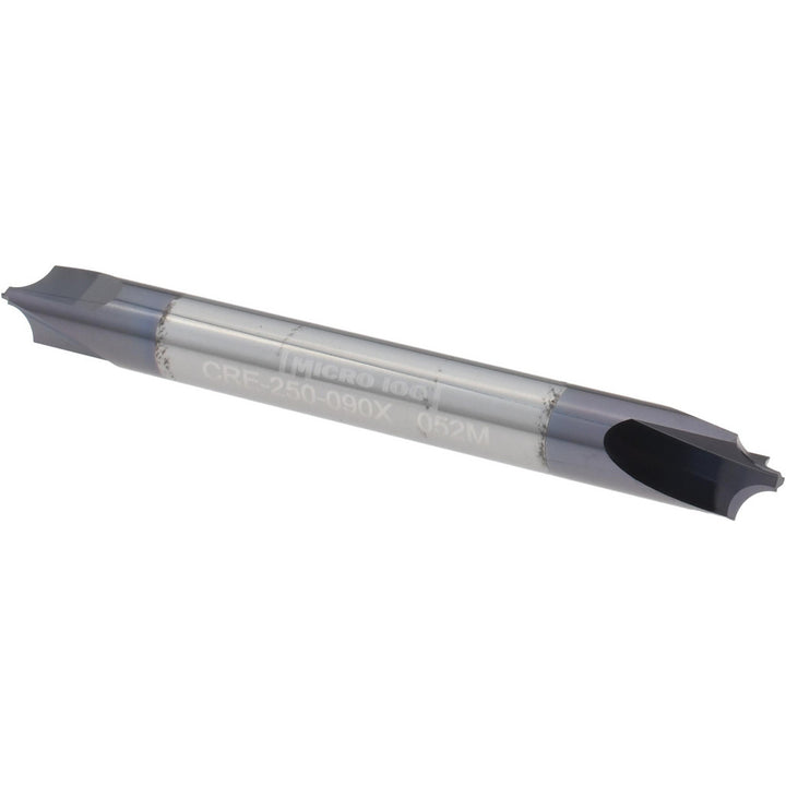 1/4" 3-Flute Solid Carbide Corner Rounding End Mill, AlTiN - Micro 100 CRE-250-090X