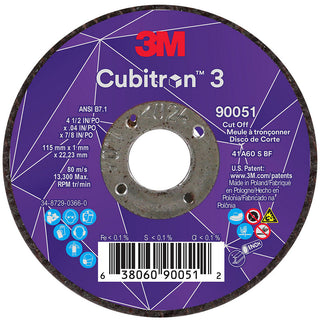 4-1/2" 60+-Grit Ceramic Grinding & Cutoff Wheel - 3M 7100304307