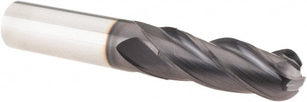3/8" 4-Flute Solid Carbide Ball End Mill, FIREX - Guhring 9031650095200