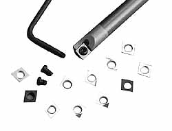 CDHBS4T004 Carbide Insert, Grade CM1 - Widia 2830813
