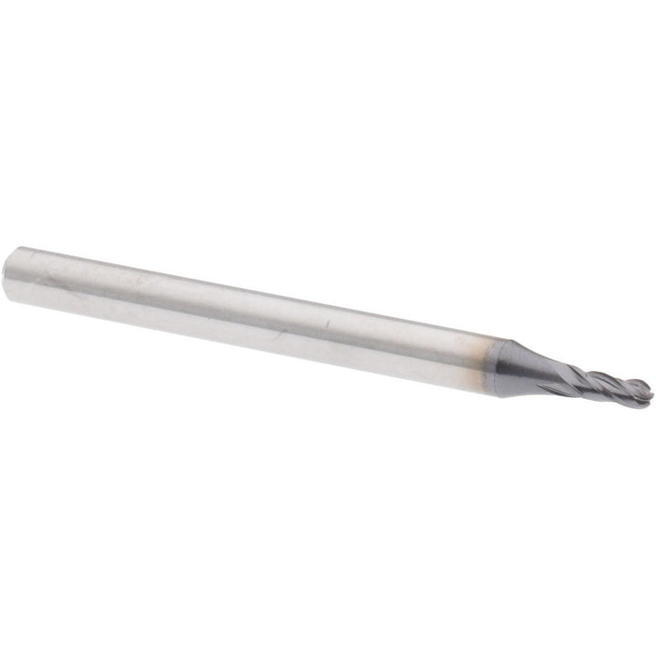 1/16" 4-Flute Solid Carbide Ball End Mill, AlTiN - Hertel EM250004