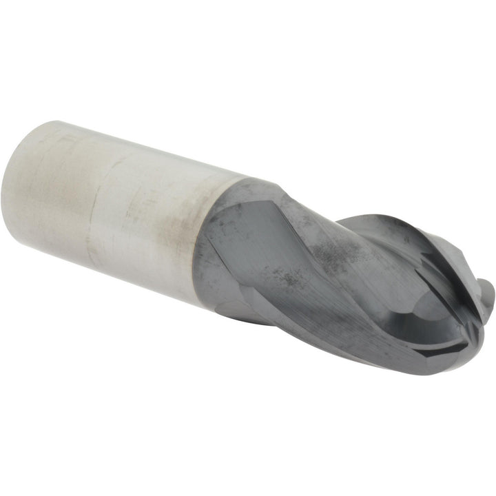 1" 4-Flute Solid Carbide Ball End Mill, AlTiN - Hertel EM250064