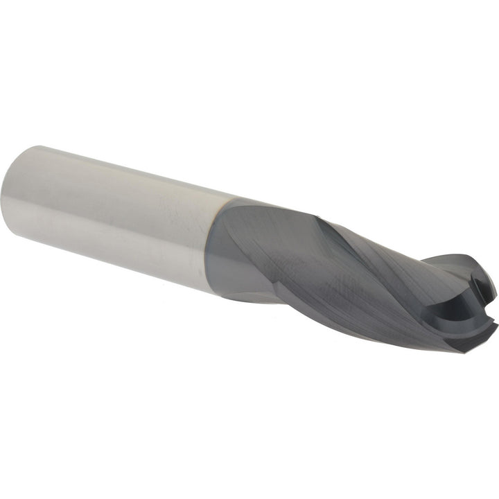 5/8" 3-Flute Solid Carbide Ball End Mill, AlTiN - Hertel EM99924741
