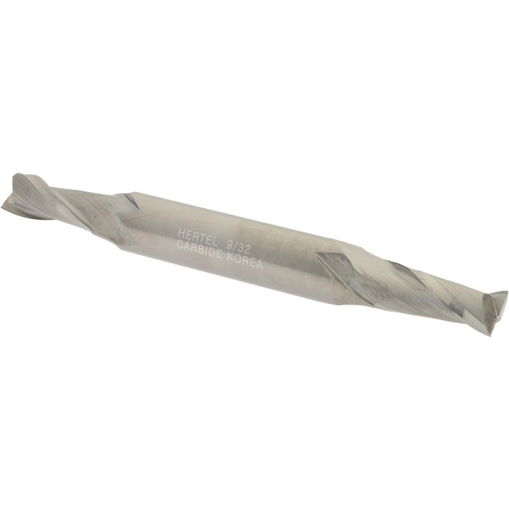 9/32" 2-Flute Solid Carbide Square End Mill - Hertel E599924313