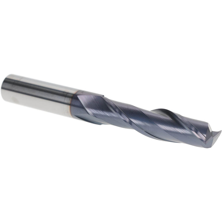 1/2" 2-Flute Solid Carbide Square End Mill, AlTiN - Hertel 750406