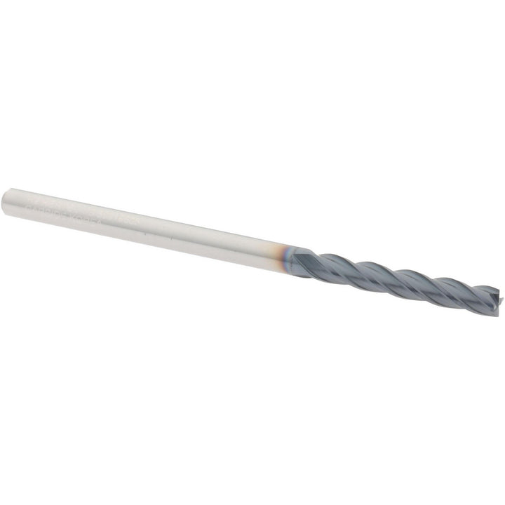 1/8" 4-Flute Solid Carbide Square End Mill, AlTiN - Hertel 750448