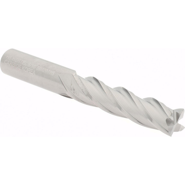 5/16" 4-Flute Solid Carbide Square End Mill - Hertel 750526
