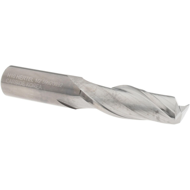 1/2" 2-Flute Solid Carbide Square End Mill - Hertel 750277