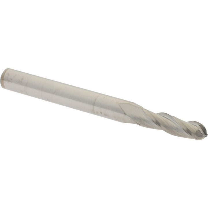 5/32" 3-Flute Solid Carbide Ball End Mill - Hertel E599924731