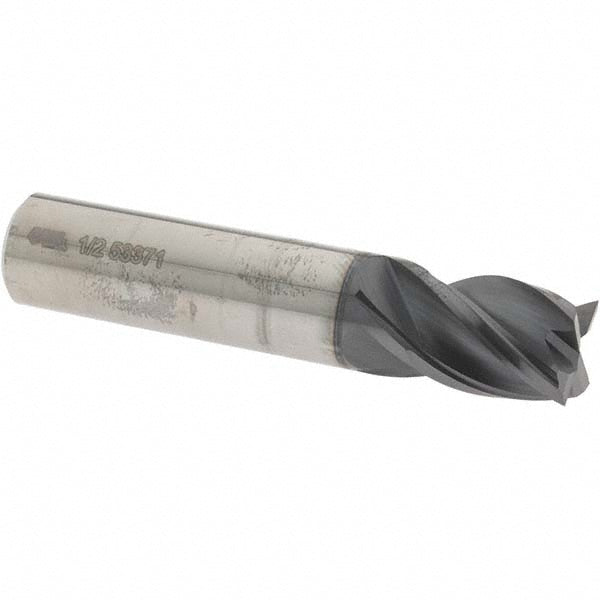 1/2" 4-Flute Solid Carbide Square End Mill, TiAlN - OSG VG441-5007