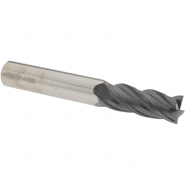 1/2" 4-Flute Solid Carbide Square End Mill, TiAlN - OSG VG441-5009