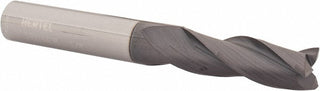 3/8" 3-Flute Solid Carbide Square End Mill, AlTiN - Hertel 750650