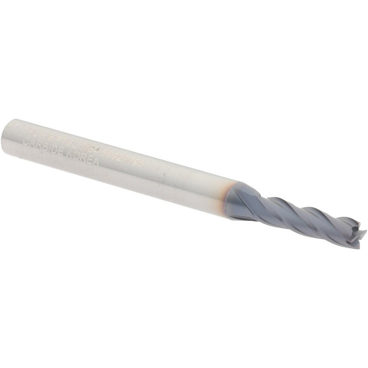 9/64" 4-Flute Solid Carbide Square End Mill, AlTiN - Hertel 750407