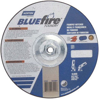 9 x 1/8" 24-Grit Zirconia Alumina; Silicon Carbide Grinding & Cutoff Wheel - Norton 66252843240