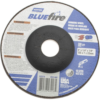 5 x 1/4" 24-Grit Zirconia Alumina Grinding & Cutoff Wheel - Norton 66252843218