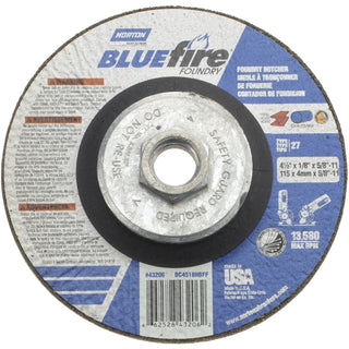 4-1/2 x 1/8" 24-Grit Zirconia Alumina; Silicon Carbide Grinding & Cutoff Wheel - Norton 66252843206