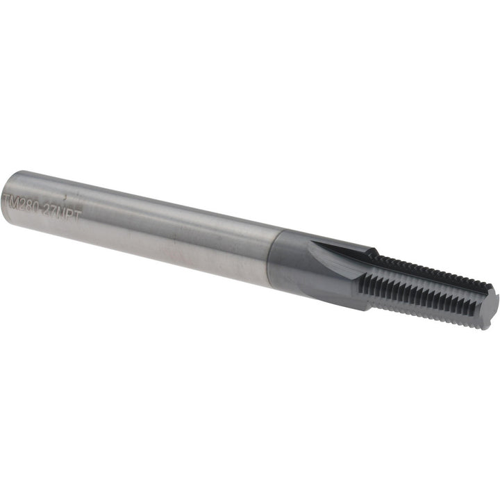 Straight Flute Thread Mills - Scientific Cutting Tools TM28027NPTTIN/C