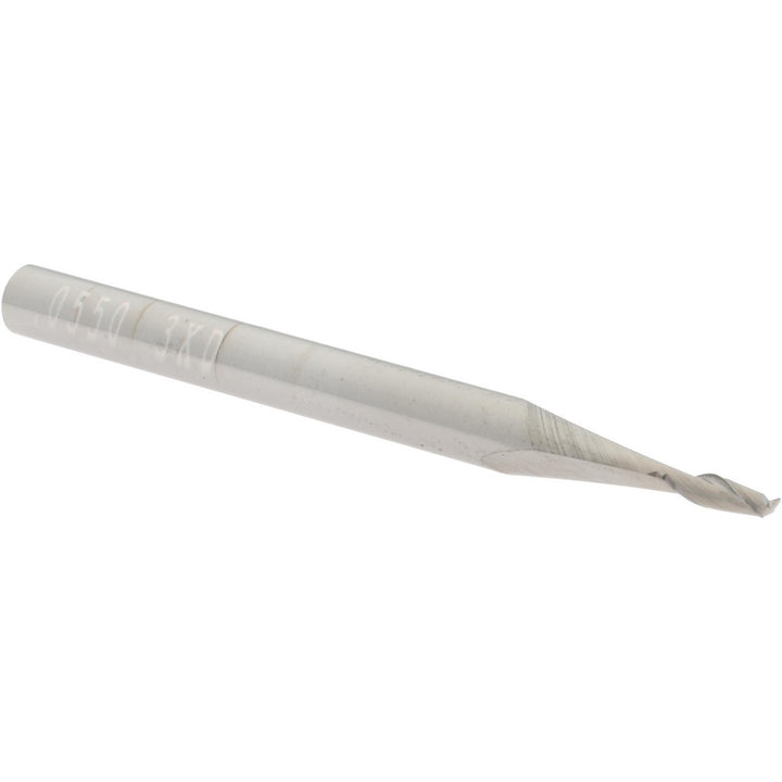 0.0550" 2-Flute Solid Carbide Square End Mill - SGS 00493
