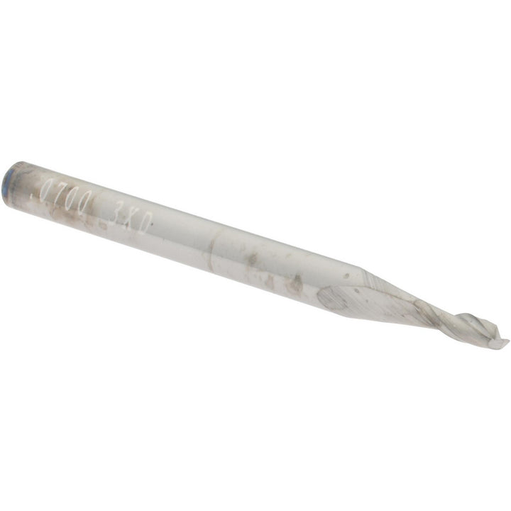 0.0700" 2-Flute Solid Carbide Square End Mill - SGS 00501