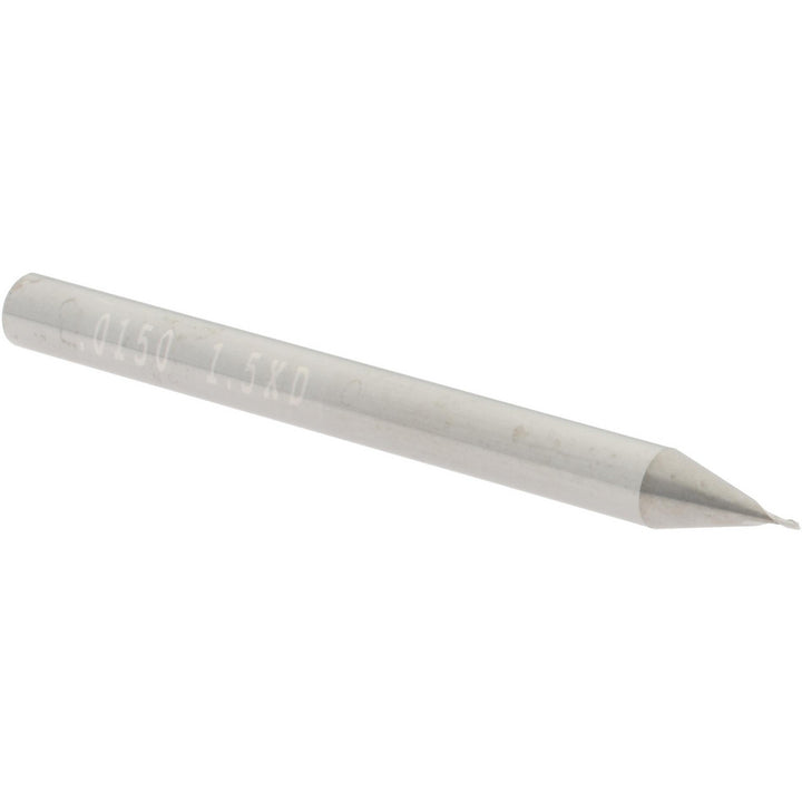0.0150" 2-Flute Solid Carbide Square End Mill - SGS 00311
