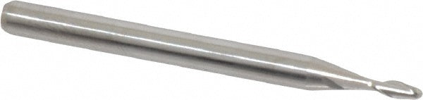 1/16" 2-Flute Solid Carbide Ball End Mill - SGS 00867