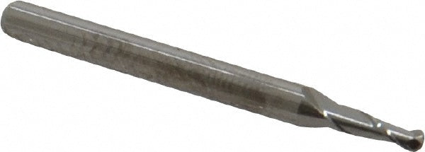 0.0800" 2-Flute Solid Carbide Ball End Mill - SGS 00871