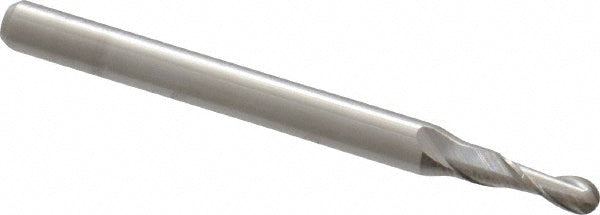 0.0850" 2-Flute Solid Carbide Ball End Mill - SGS 01961