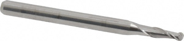 0.0900" 2-Flute Solid Carbide Ball End Mill - SGS 00873