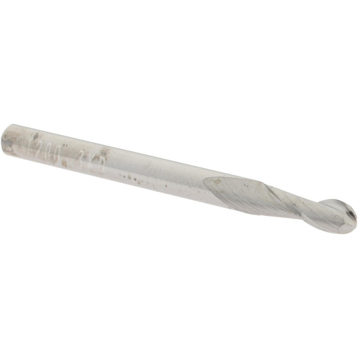 0.1200" 2-Flute Solid Carbide Ball End Mill - SGS 00880