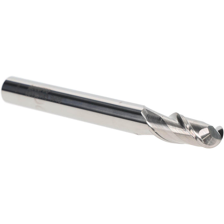 7/16" 2-Flute Solid Carbide Ball End Mill - Accupro 12184289