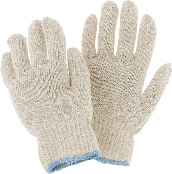 Small White Cotton; Polyester General Purpose Gloves - Ansell 241998