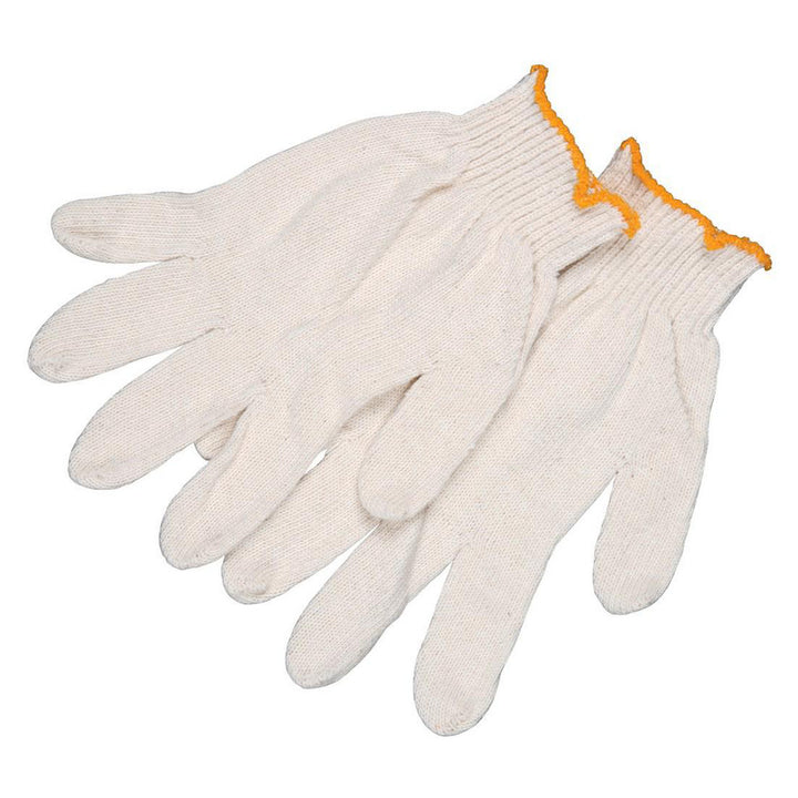 Large Natural Cotton General Purpose Gloves - MCR Safety 9610LM