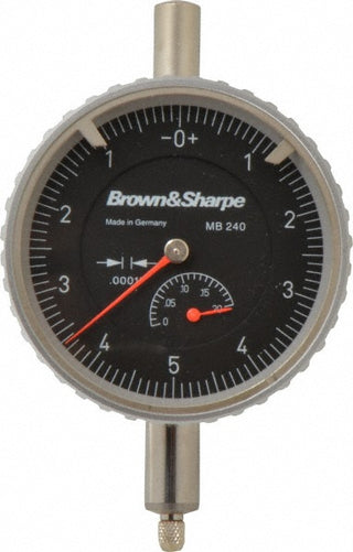 0.2000" Dial Indicator, 0.000100" grad - TESA Brown & Sharpe 14.82011