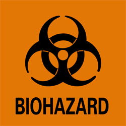 Biohazard Sign - AccuformNMC S52P