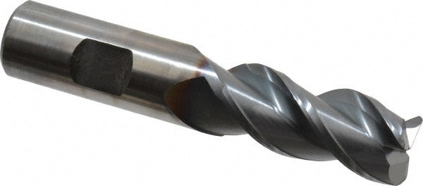 3/4in" 3-Flute Powdered Metal Corner Radius End Mill, TiCN - Cleveland C40349