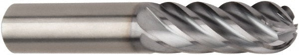 1/2" 6-Flute Solid Carbide Ball End Mill, AlTiN - Kennametal 5607206