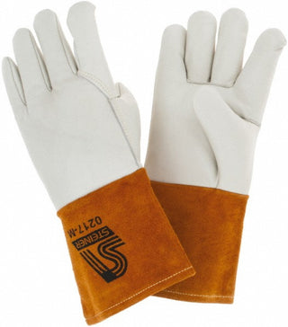 Medium Leather; Synthetic Leather Abrasion Gloves - Steiner 0217-M