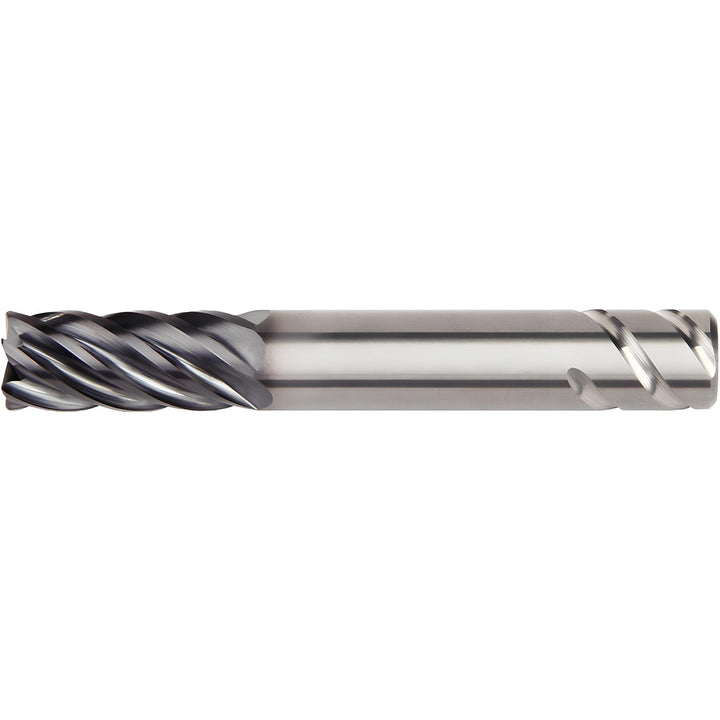 3/8" 6-Flute Solid Carbide Corner Radius End Mill, AlTiN - Kennametal 5351814