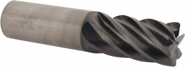 1" 6-Flute Solid Carbide Corner Radius End Mill, AlTiN - Kennametal 5351932