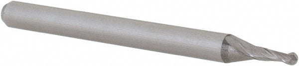 0.0560" 2-Flute Solid Carbide Ball End Mill - Accupro 12463688